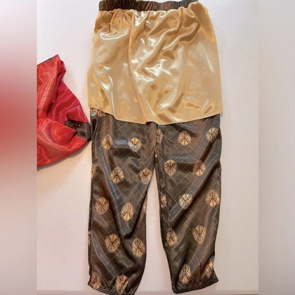 Marvel NWT 6 Black Panther 2pc costume. L/S, elastic waist & pant hem. Red, gold - Picture 4 of 7